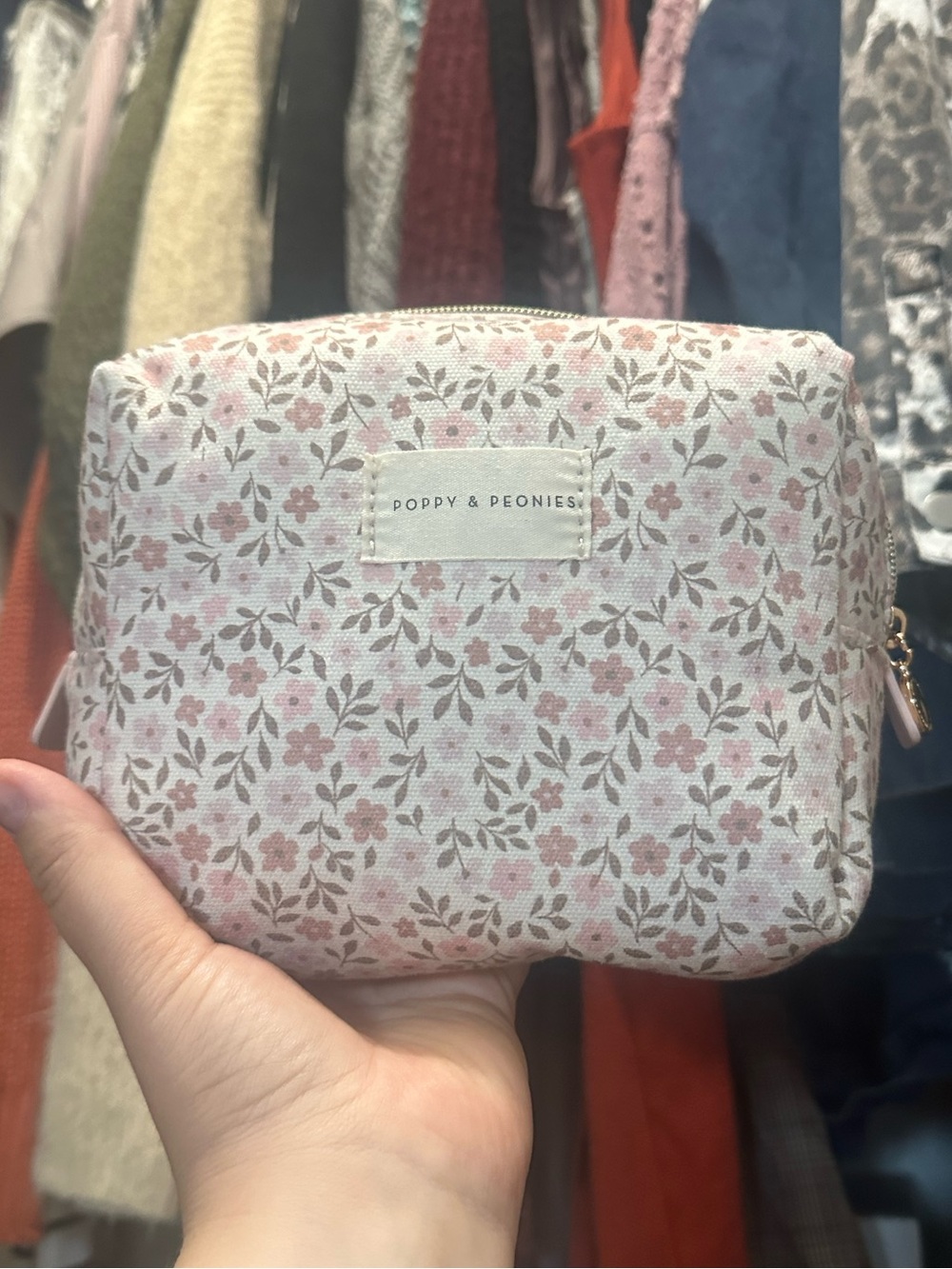 Never used Mother’s Day cosmetic bag